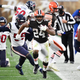 Cleveland’s Nick Chubb en route to the one-yard line.